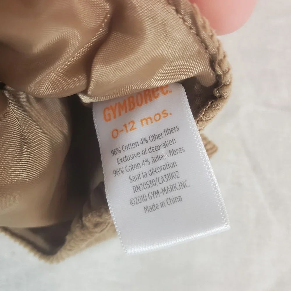 Gymboree Baby Boy Hat Tan Train Newsboys Corduroy 0-12 Months